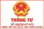 DANH MỤC TÀI KHOẢN KẾ TOÁN (Thông tư 200/2014/TT-BTC).