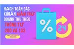 Hạch toán các khoản giảm trừ doanh thu theo thông tư 200 và 133.