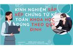 Kinh nghiệm sắp xếp chứng từ kế toán khoa học.