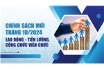 Chính sách mới về lao động – tiền lương, công chức viên chức có hiệu lực từ tháng 10/2024