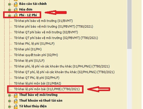 hướng dẫn kê khai lệ phí môn bài trên HTKK hướng dẫn kê khai lệ phí môn bài trên HTKK
